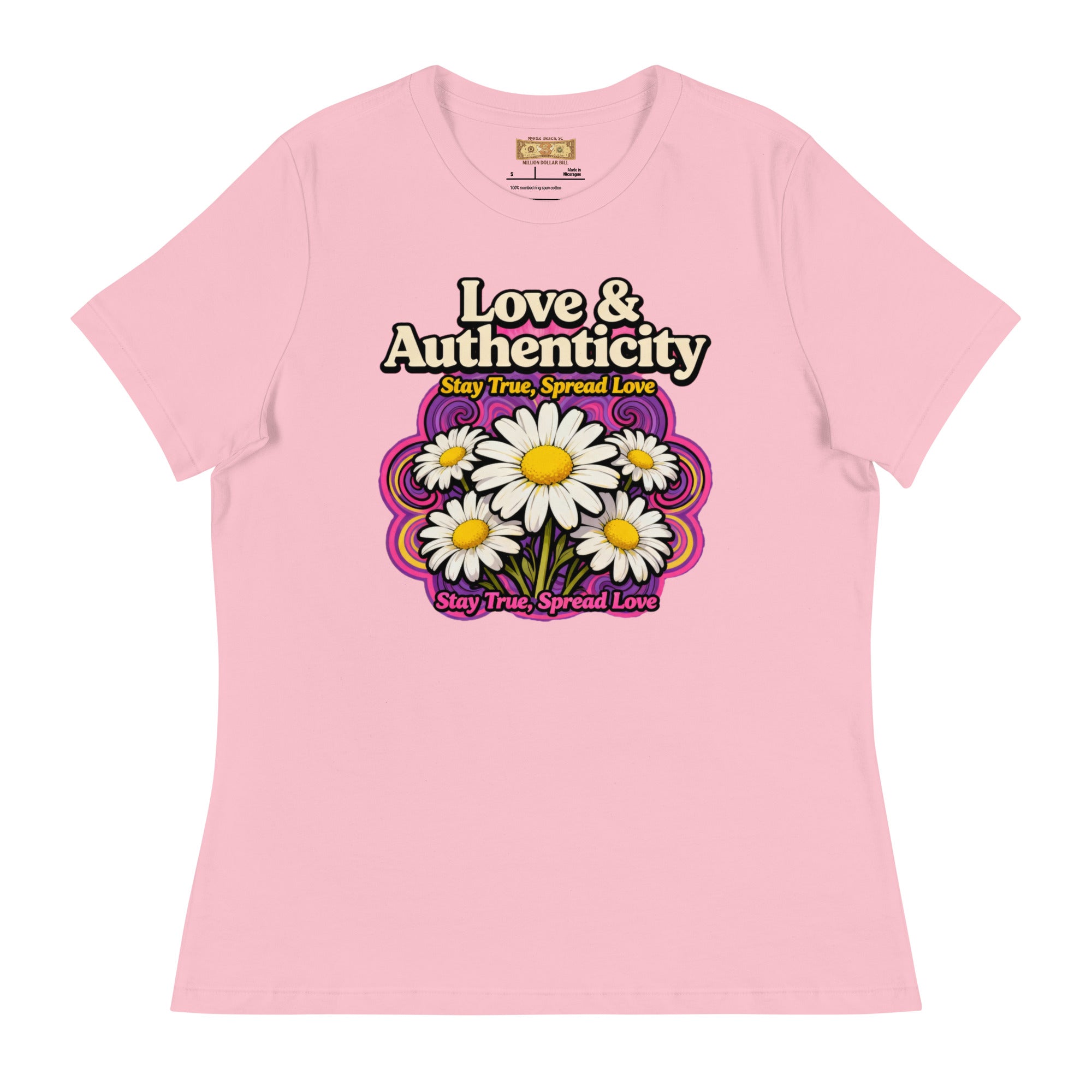 Bella Canvas 6400 Womens Relaxed Fit Airlume Cotton T Shirt