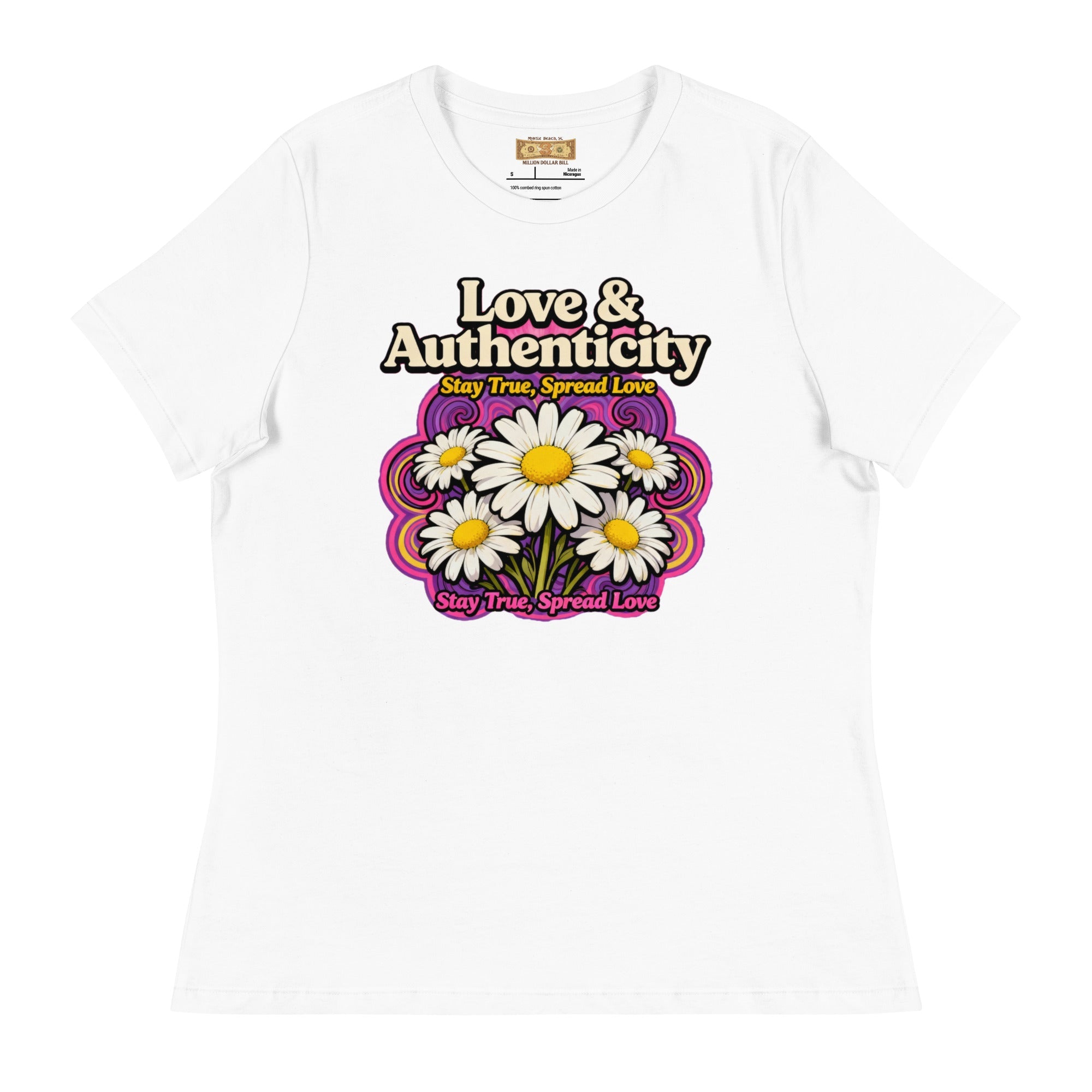 Bella Canvas 6400 Womens Relaxed Fit Airlume Cotton T Shirt