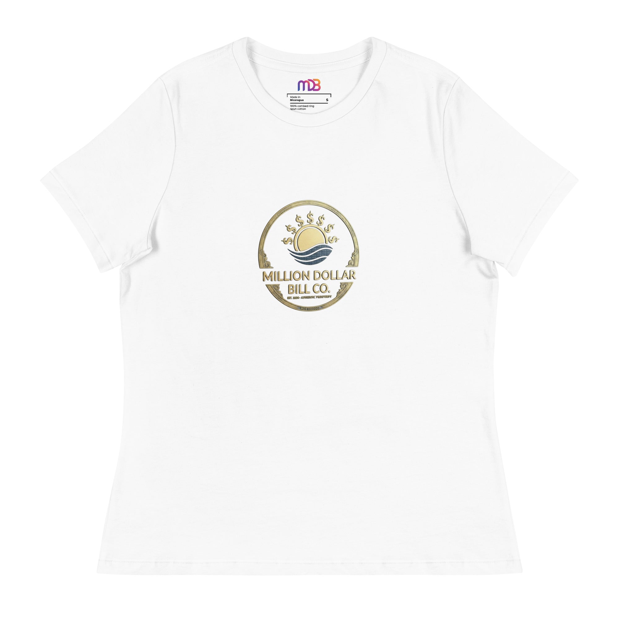 Bella Canvas 6400 Women's Relaxed Fit T Shirt 100 Percent Cotton