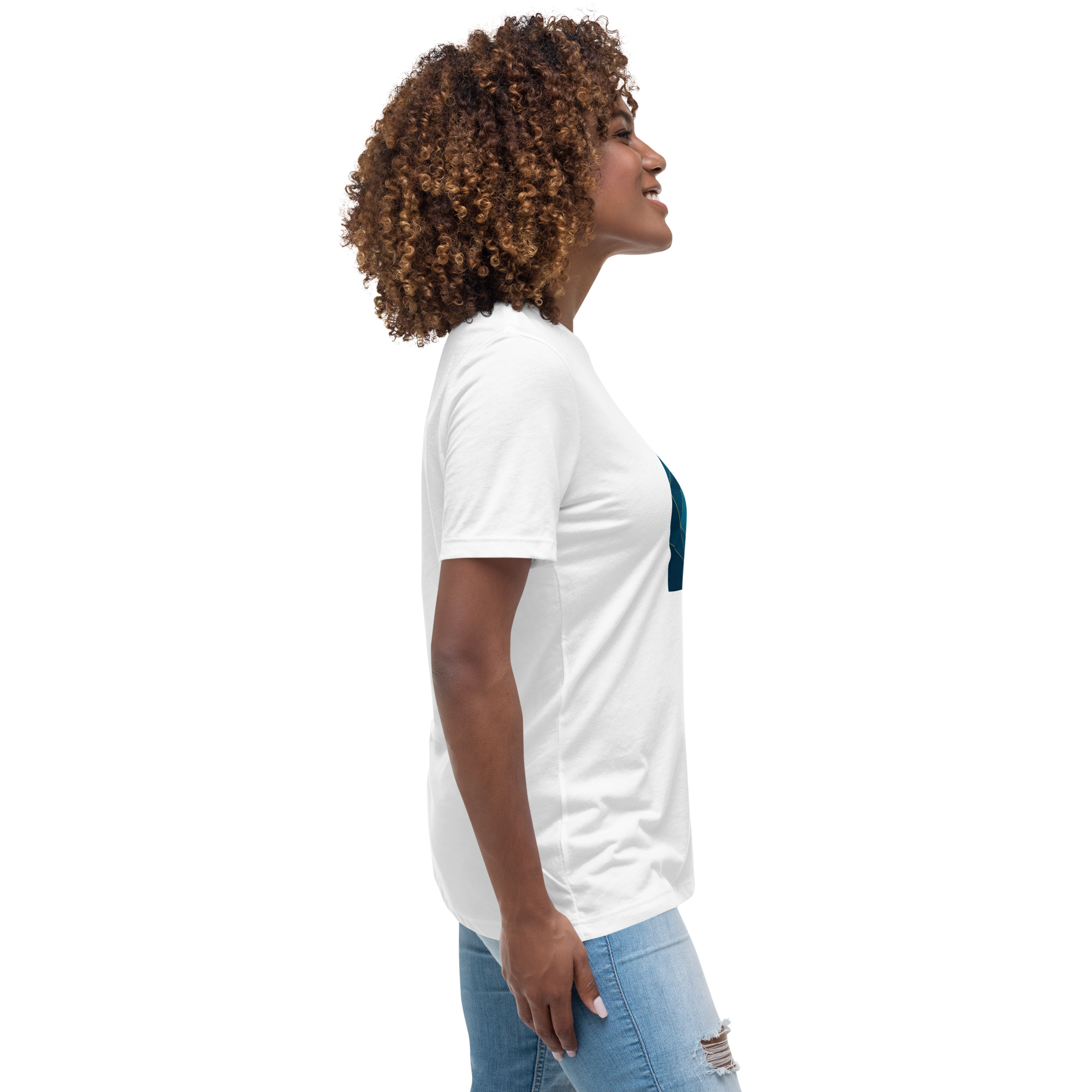 MDB Co Your Own Wave Womens Relaxed Cotton T Shirt Everyday Comfort